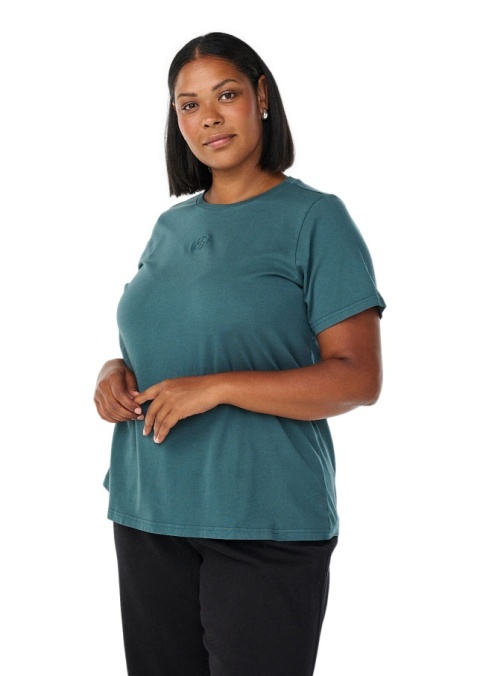 ZIZZI KLASYCZNY NIEBIESKI T-SHIRT HAFT 330A