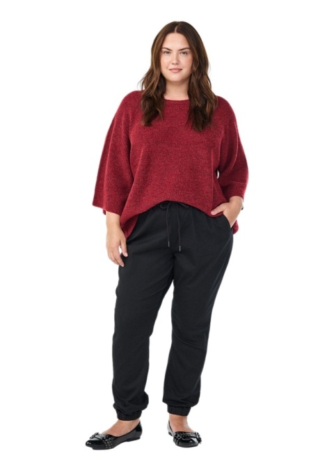 ZIZZI JEANSOWE CZARNE SPODNIE JOGGERY 066B