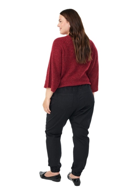 ZIZZI JEANSOWE CZARNE SPODNIE JOGGERY 066B