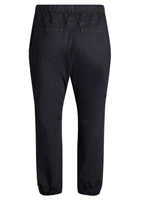 ZIZZI JEANSOWE CZARNE SPODNIE JOGGERY 066B