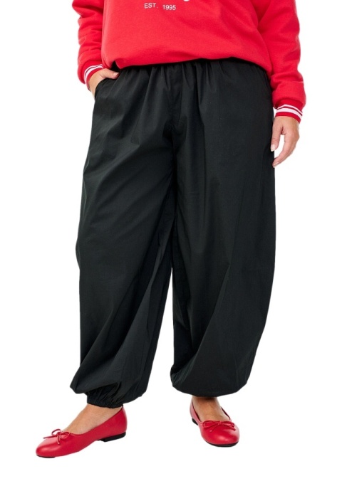 ZIZZI MODNE CZARNE SPODNIE BALONOWE WYSOKI STAN 618A