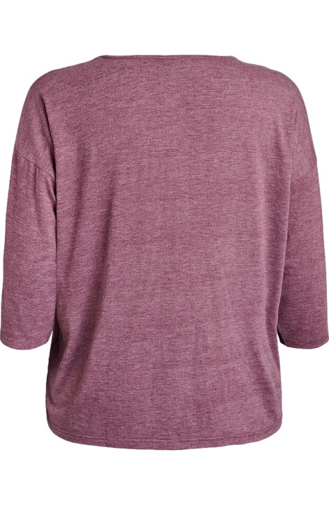 ZIZZI BORDOWA WYGODNA BLUZKA 066A