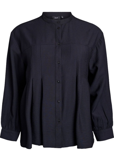 ZIZZI ELEGANCKA CZARNA KOSZULA WISKOZA 672A