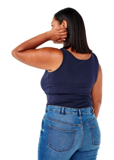 ZIZZI KLASYCZNY GRANATOWY TOP 010E