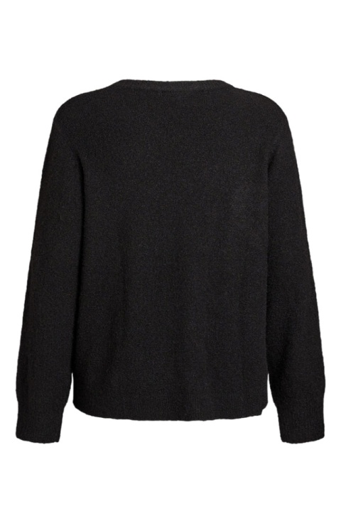 ZIZZI PIĘKNY KARDGIAN SWETER CZARNY DZIANINA GUZIKI 542A