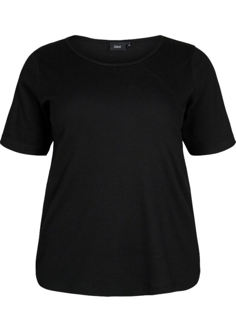 ZIZZI PRĄŻKOWANY CZARNY T-SHIRT 982A