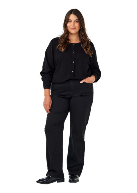 ZIZZI ŚWIETNE CZARNE JEANSY GEMMA 993A