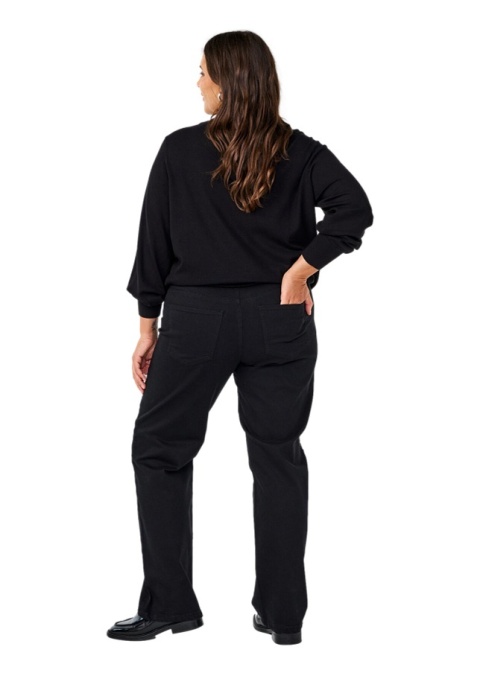 ZIZZI ŚWIETNE CZARNE JEANSY GEMMA 993A