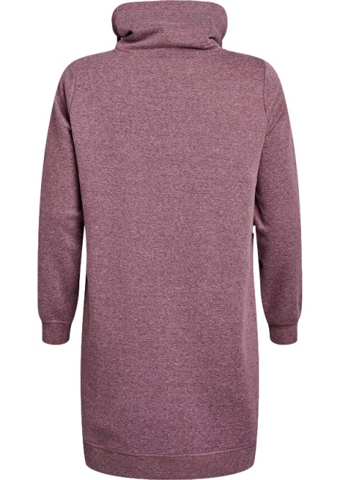 ZIZZI FIOLETOW BLUZA/TUNIKA Z KOŁNIERZEM KIESZENIE 041B