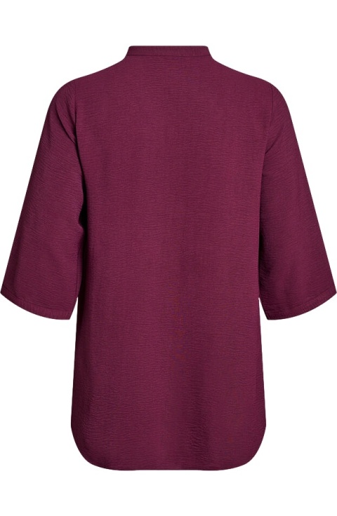 ZIZZI BORDOWA KOSZULA TUNIKA BAWEŁNA 054B