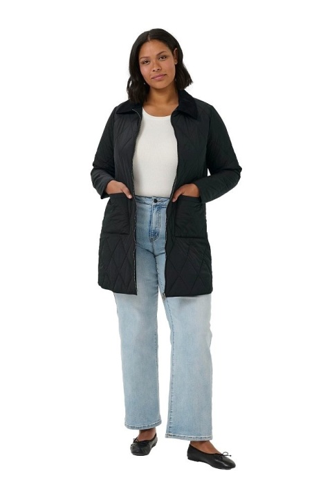 ZIZZI PIĘKNY KARDIGAN SWETER NA GUZIKI CZARNY 479D