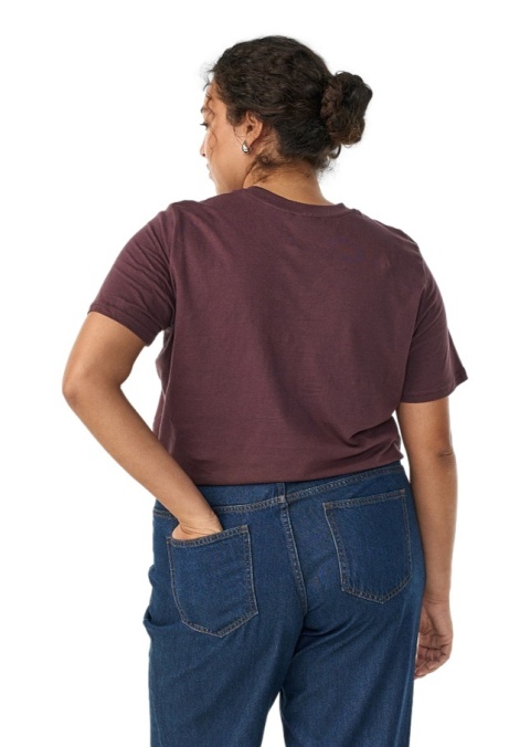 ZIZZI FIOLETOWY T-SHIRT BAWEŁNA 264A