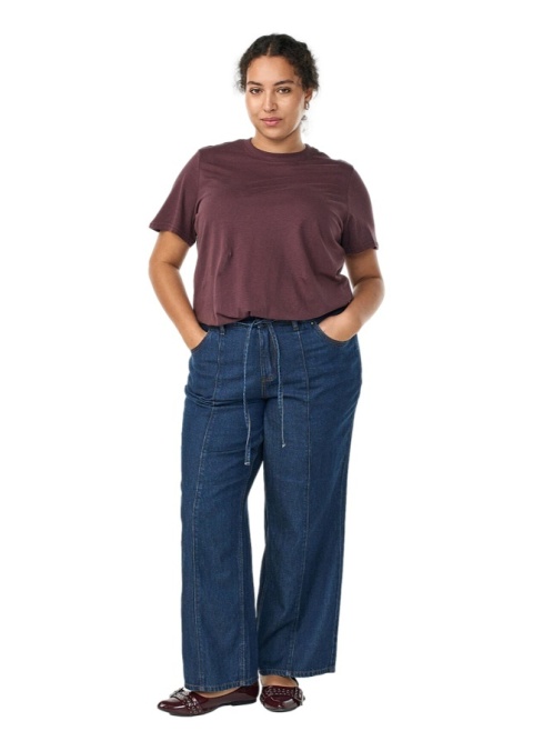 ZIZZI FIOLETOWY T-SHIRT BAWEŁNA 264A