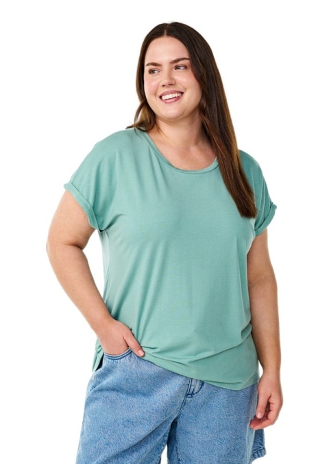 ZIZZI LUŹNA BŁĘKITNA BLUZKA T-SHIRT 400A