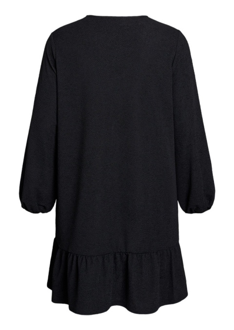 ZIZZI ELEGANCKA CZARNA SUKIENKA STRUKTURA 500A