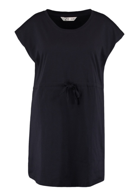 Z-ONE KRÓTKA GRANATOWA SUKIENKA TUNIKA BAWEŁNA ZO81