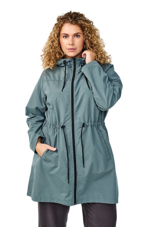 ZIZZI ZIELONY KURTKA PRZECIWDESZCZOWA PŁASZCZ 012B