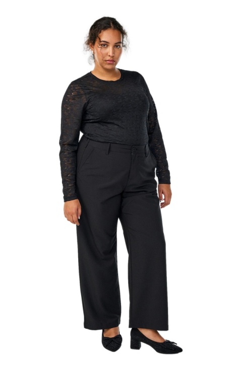 ZIZZI CZARNA KORONKOWA BLUZKA 306A