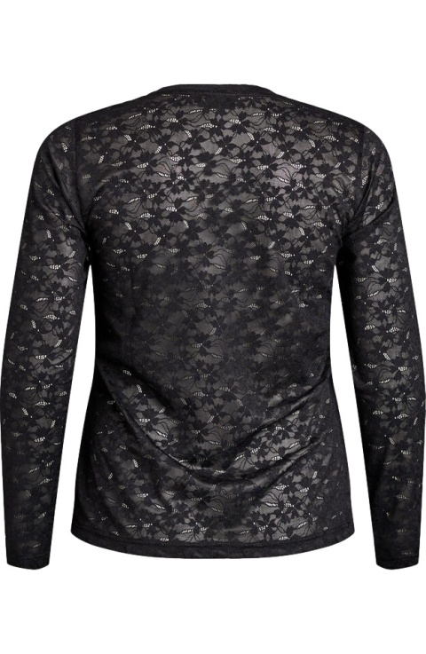 ZIZZI CZARNA KORONKOWA BLUZKA 306A