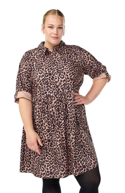 ZIZZI PIĘKNA SUKIENKA WZÓR PANTERKA 185A