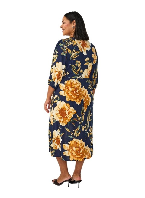 ZIZZI FANSTASTYCZNA SUKIENKA Z WISKOZY KWIATY 057V