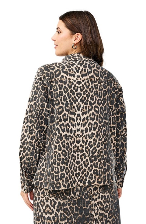 ZIZZI PANTERKA KOSZULA JEANSOWA KIESZENIE 076C