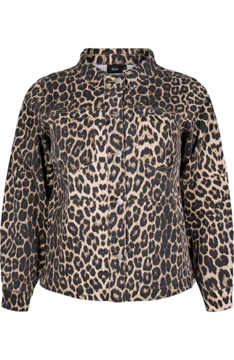 ZIZZI PANTERKA KOSZULA JEANSOWA KIESZENIE 076C