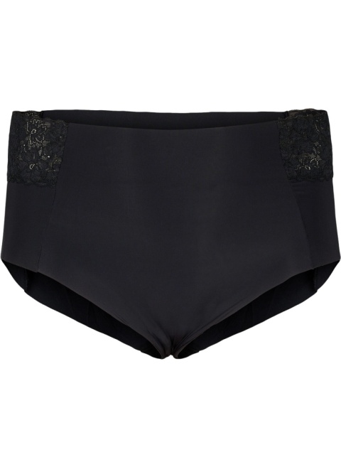 ZIZZI WYGODNE CZARNE MAJTKI FIGI 015G 2PACK