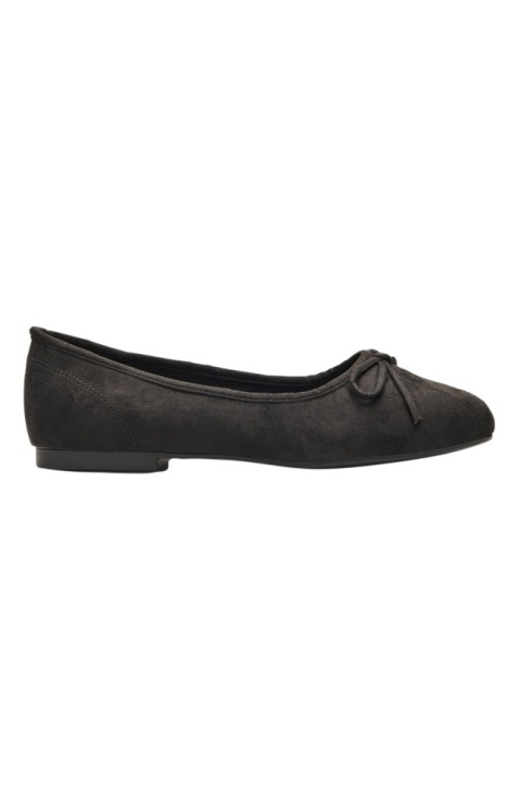 ZIZZI CZARNE BUTY BALLERINY KOKARDA 081C
