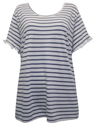 BLANCHEPORTE INTERESUJĄCA BLUZKA TUNIKA PASKI WIĄZANIE BP01