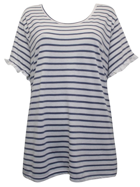 BLANCHEPORTE INTERESUJĄCA BLUZKA TUNIKA PASKI WIĄZANIE BP01