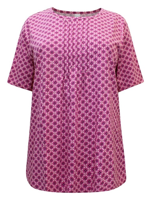 CLASSIC BASIC BLUZKA TUNIKA DROBNY WZÓR CB09
