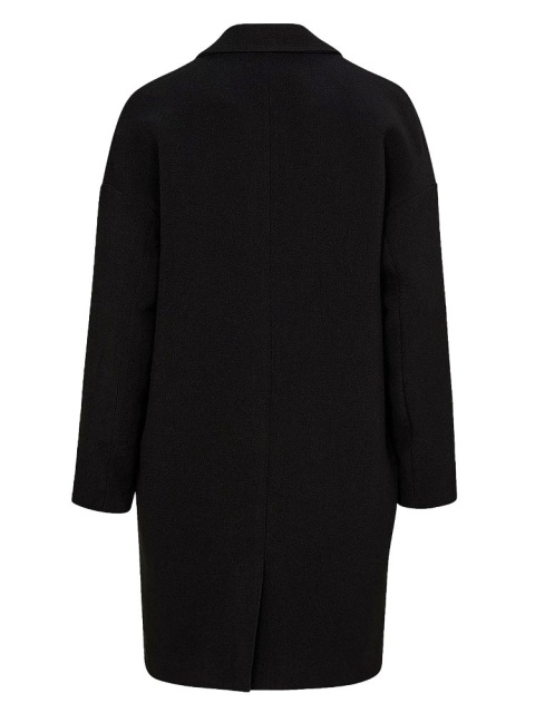 ELLOS CZARNY ELEGANCKI PŁASZCZ NA LATO OVERSIZE ES01