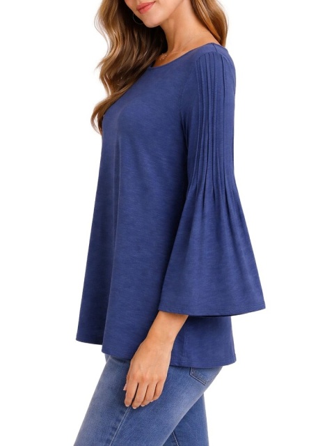 J.JILL FANTASTYCZNA BLUZKA RĘKAWY DZWONY BAWEŁNA JI04