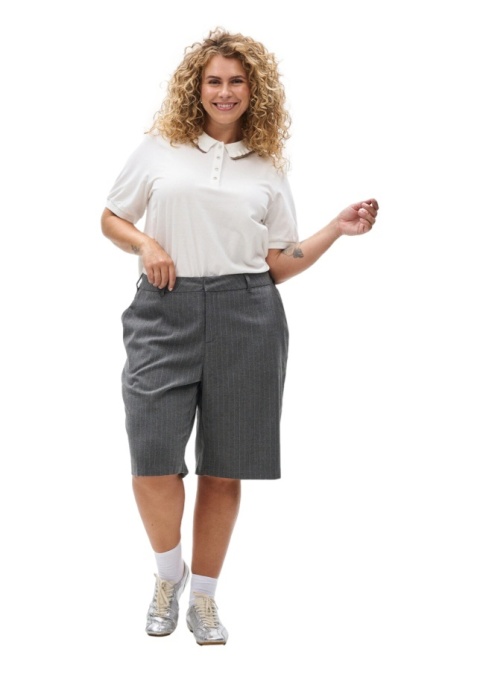 ZIZZI ELEGANCKA KOSZULKA BLUZKA POLO BIAŁA 442A