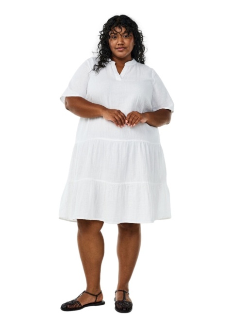 ZIZZI BIAŁA TUNIKA SUKIENKA BAWEŁNA 064H