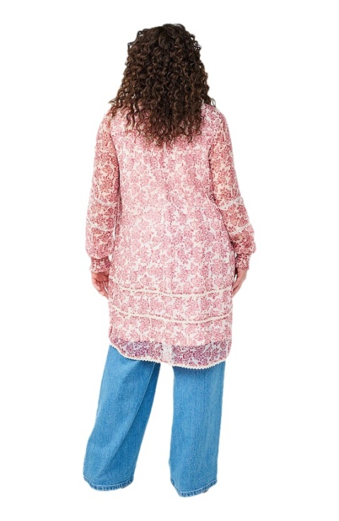 ZIZZI ORYGINALNA BIAŁA-RÓŻOWA SUKIENKA HAFT 729B