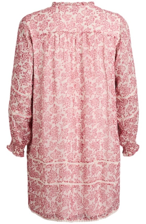 ZIZZI ORYGINALNA BIAŁA-RÓŻOWA SUKIENKA HAFT 729B