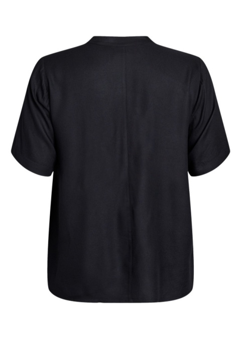 ZIZZI PIĘKNA CZARNA BLUZKA ZAPIĘCIE 692A