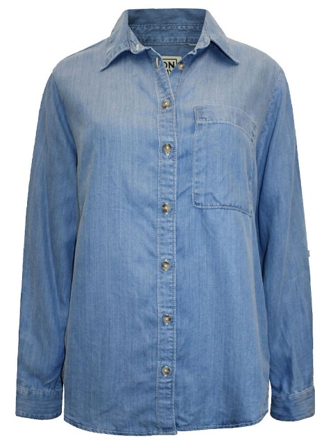 DNMX FANTASTCZNA JEANSOWA KOSZULA DN01