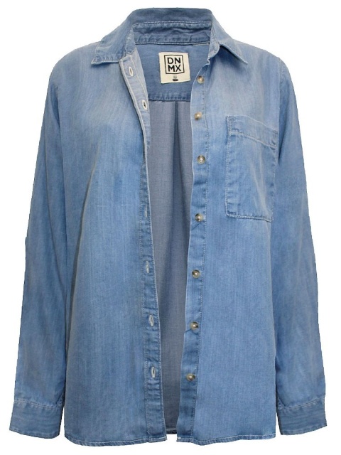 DNMX FANTASTCZNA JEANSOWA KOSZULA DN01