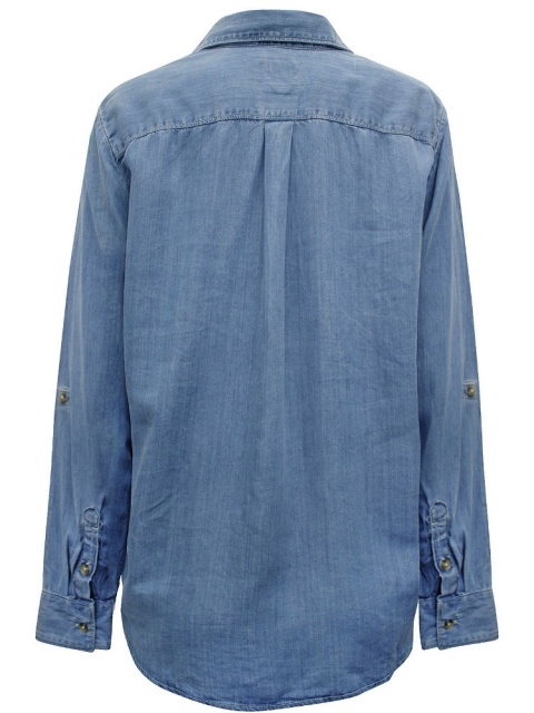 DNMX FANTASTCZNA JEANSOWA KOSZULA DN01