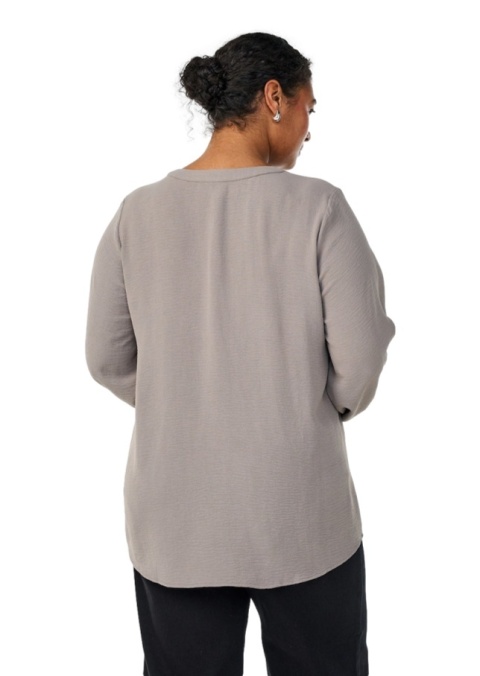 ZIZZI ELEGANCKA SZARA BLUZKA 054J