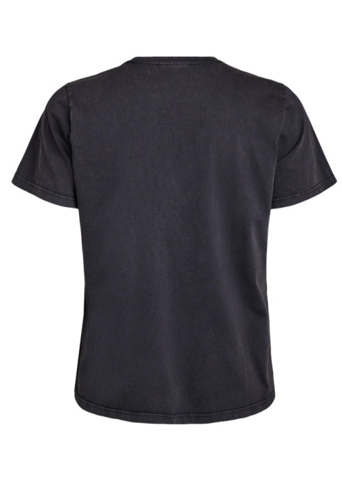 ZIZZI CIEMNOSZARY T-SHIRT BLUZKA NADRUK BAWEŁNA 295A