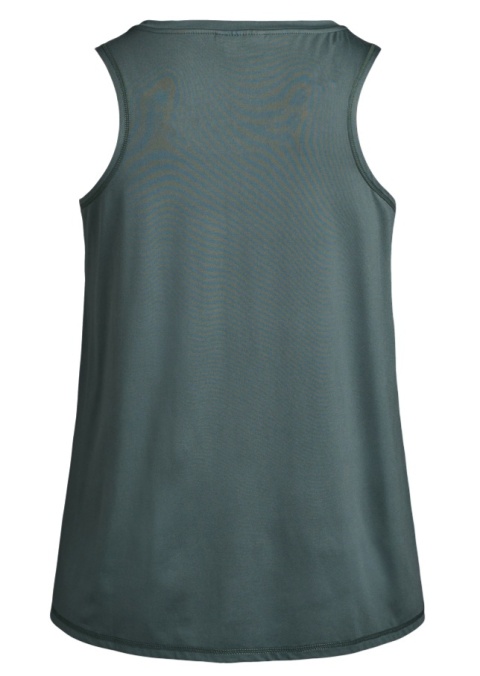 ZIZZI SZARO-ZIELONY SPORTOWY TOP 053C