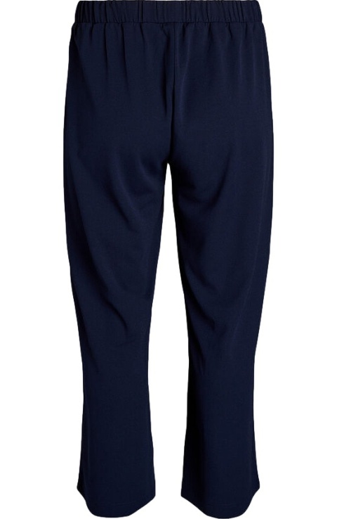 ZIZZI GRANATOWY KLASYCZNE PROSTE SPODNIE 007A