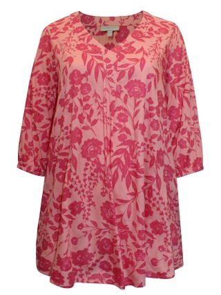 WOMAN WITHIN FANTASTYCZNA RÓŻOWA BLUZKA KWIATY WW90