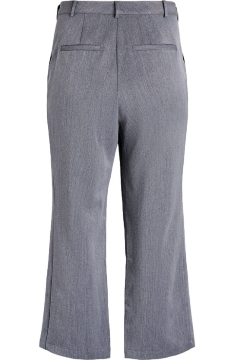 ZIZZI ELEGANCKIE SZARE PROSTE SPODNIE WYSOKI STAN 251A