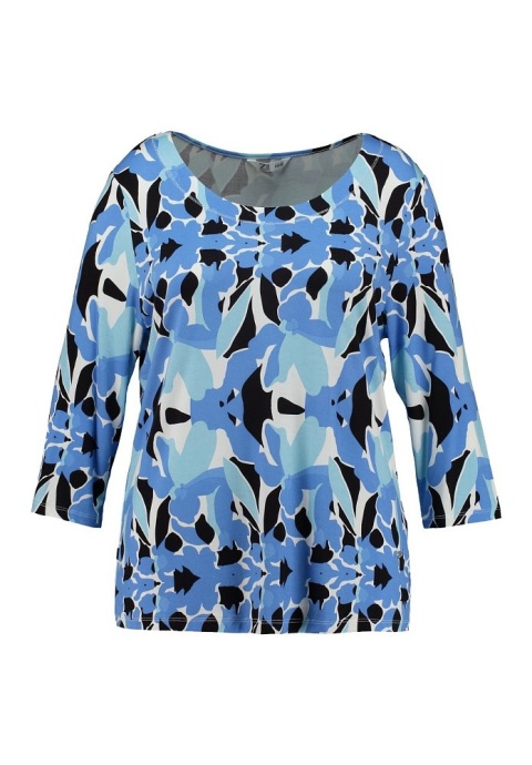 Z-ONE NIESAMOWITA NIEBIESKA BLUZKA MULTIWZÓR ZO04