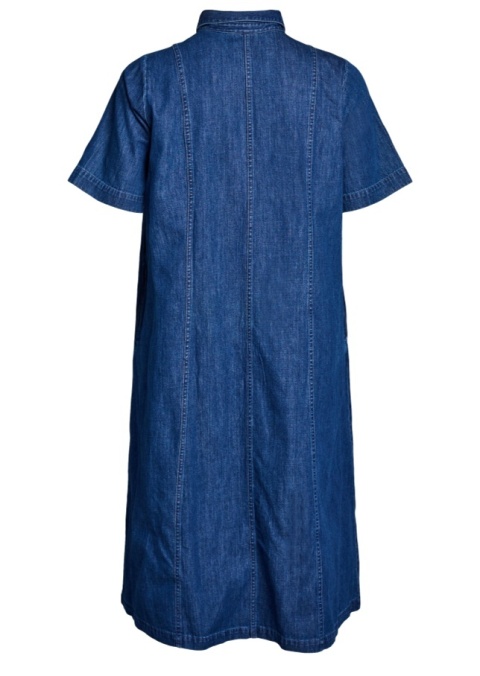 ZIZZI NIEBIESKA JEANSOWA SUKIENKA KOSZULOWA MIDI 149C